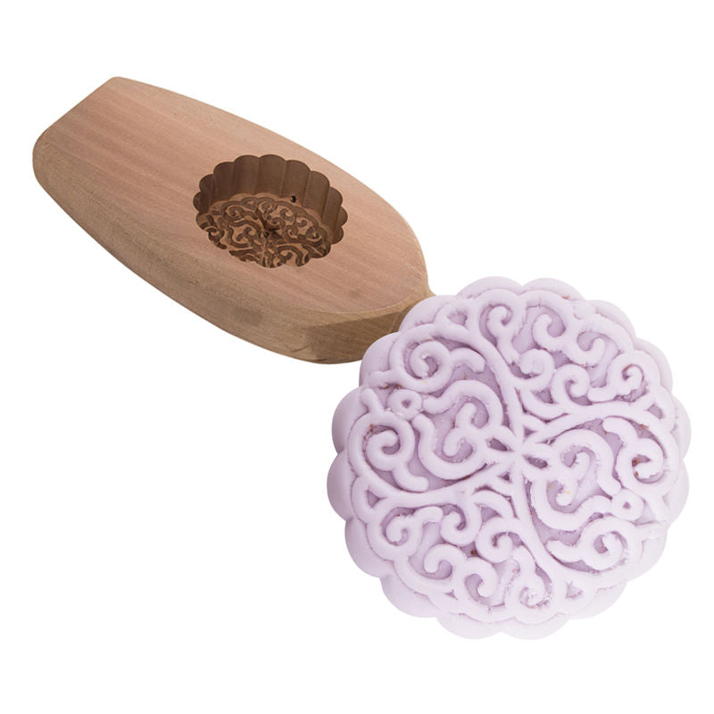 Redman Mooncake Mould Wooden Round A  - 1 Pc