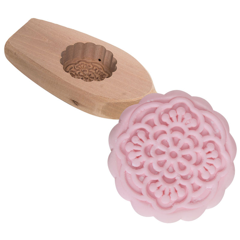 Redman Mooncake Mould Wooden Round D  - 1 Pc