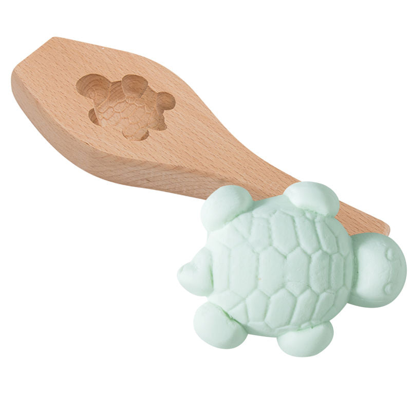 Redman Mooncake Mould Wooden Tortoise  - 1 Pc