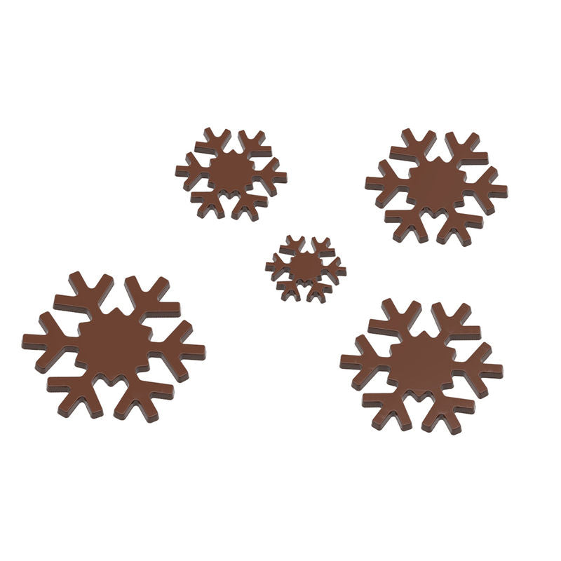 Chocolate World Chocolate Mould Christmas Snowstar 5Fig Cw1770 - 1 Pc