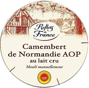Reflets De France Pdo Camembert Normandy Raw Milk Cheese  - 250 G