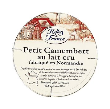 Reflets De France Little Camembert Normandy Raw Milk Cheese  - 150 G