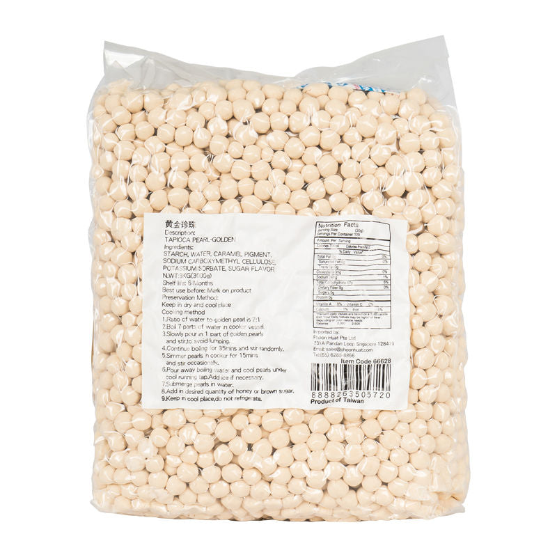 Redman Medium Golden Tapioca Pearl  -  3Kg