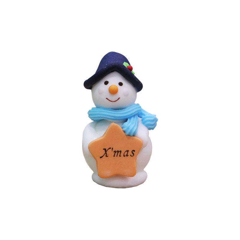 Redman Icing Decor Snowman W/Star 32X51Mm Y88392 - 1 Pc