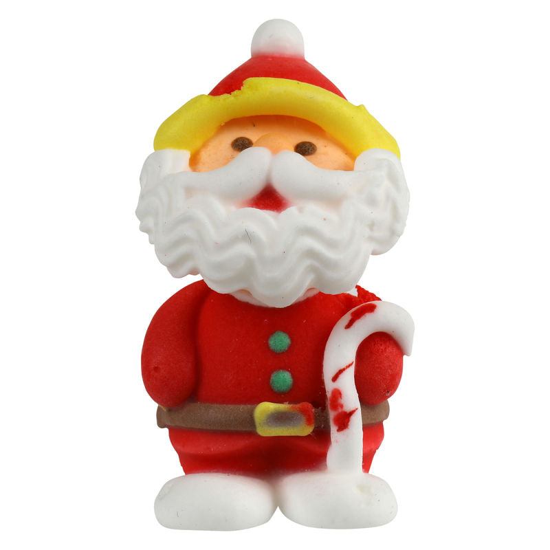 Redman Icing Decor Santa W/Candy Stick 29X26X53Mm  - C289