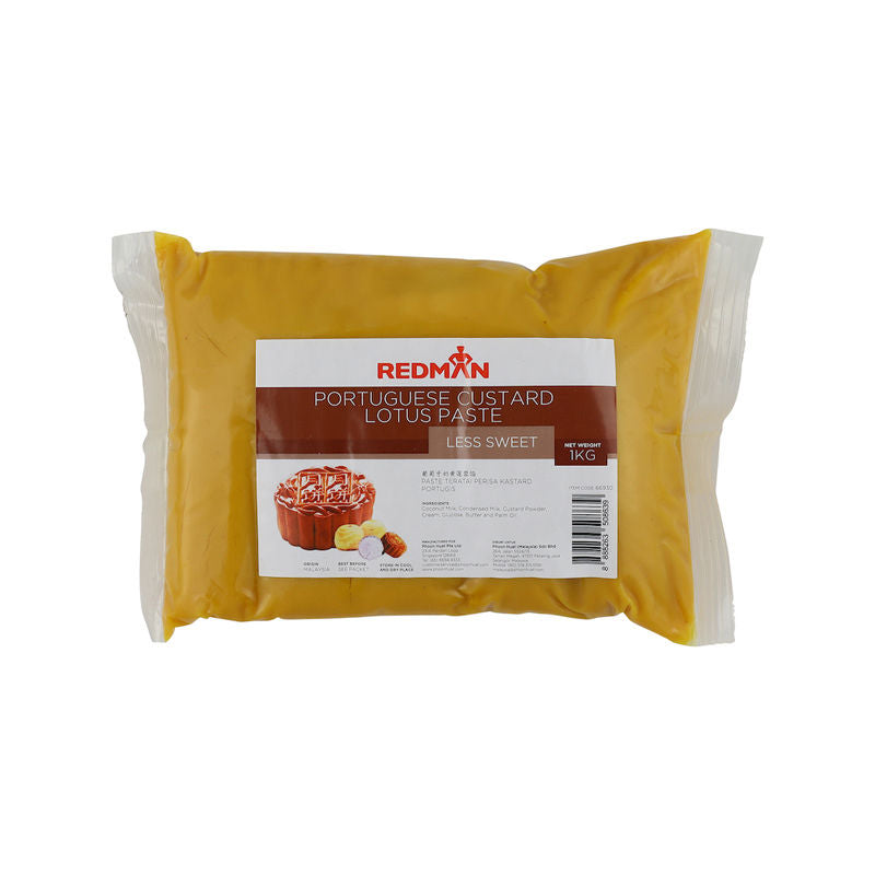 Redman Mooncake Paste-Less Sweet Portuguese Custard - 1 Kg