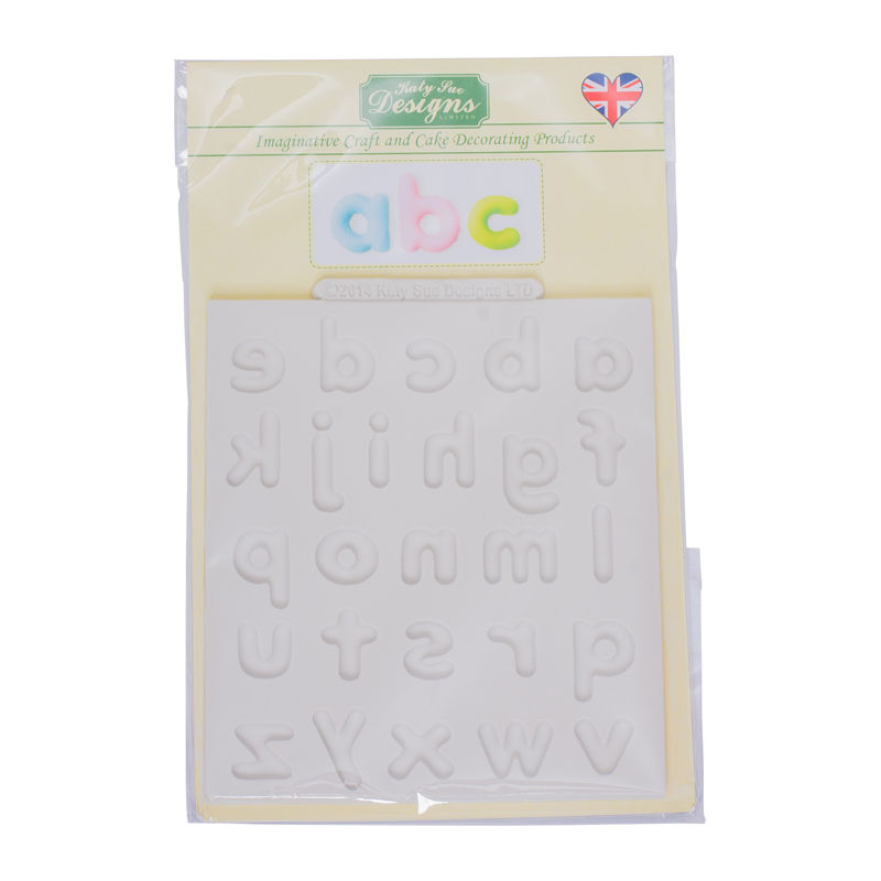 Katy Sue Domed Lower Case Alphabet Silicone Mould Dm0001  - 1 Pc