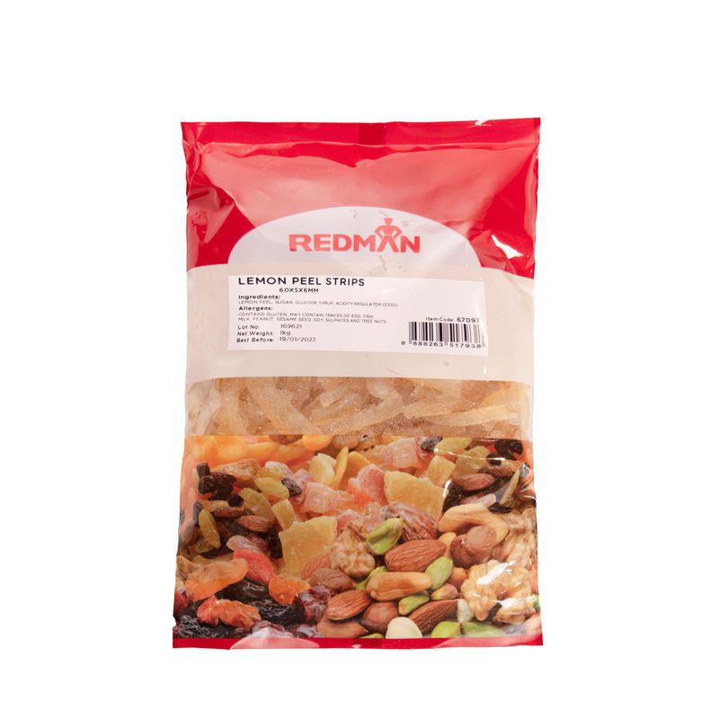 Redman Lemon Peel Strips 60X5X6  -  1Kg