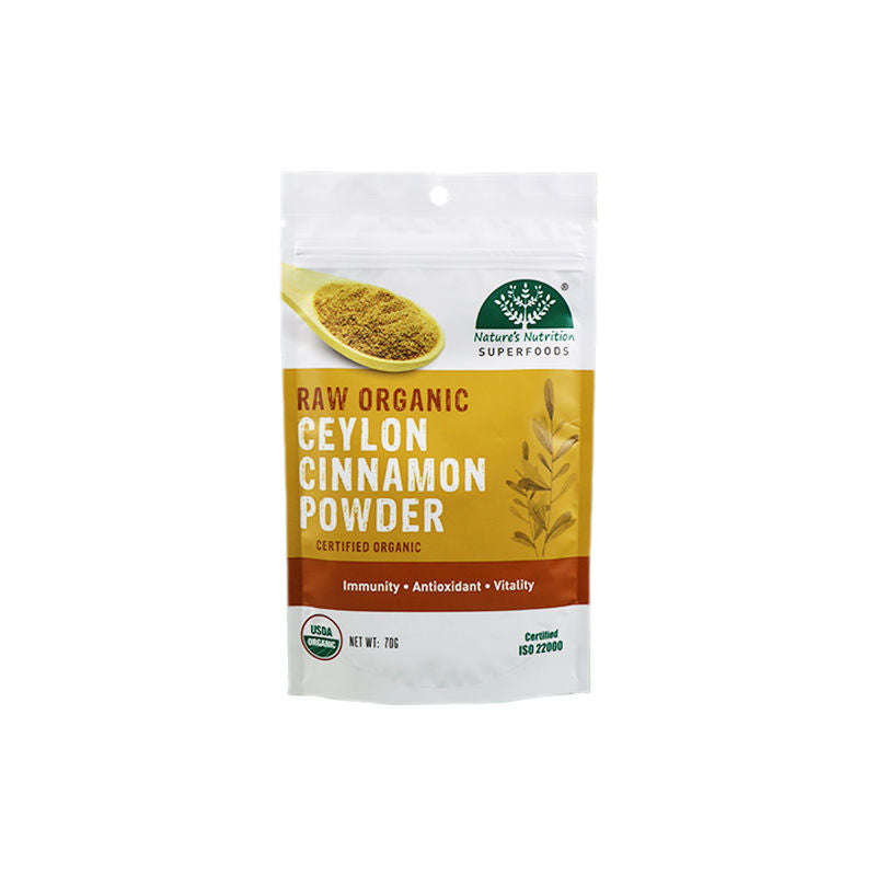 Nature'S Nutrition Raw Organic Ceylon Cinnamon Powder  -  70 G