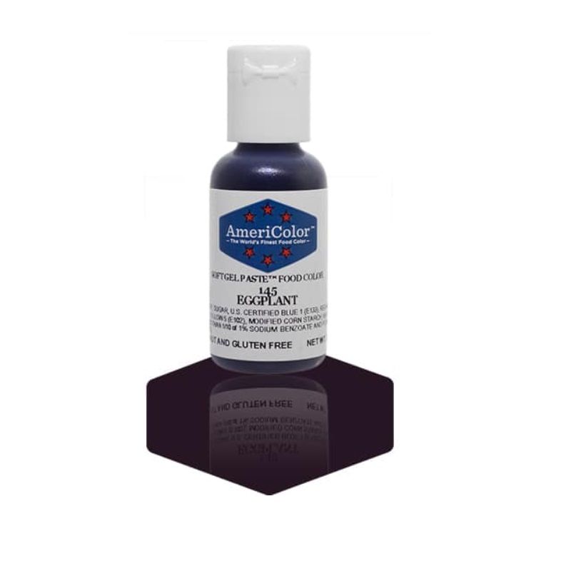 Americolor Softgel Color Paste Eggplant 0.75Oz - 1 Pc