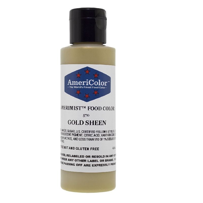 Americolor Airbrush Color Gold Sheen  - .5Oz