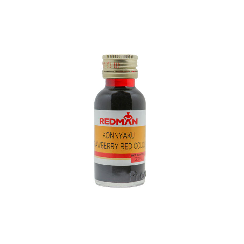 Redman Konnyaku Strawberry Red Colour  - 33Ml