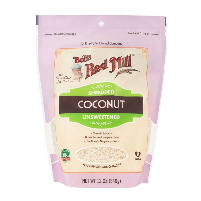 Bob'S Red Mill Unsweetened Shredded Coconut  - 12Oz