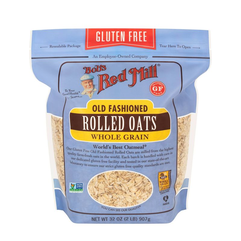 Bob'S Red Mill Gluten Free Old Fashioned Roll Oat  - 32Oz