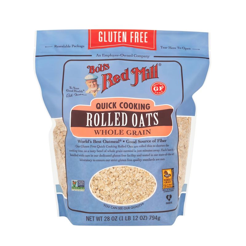 Bob'S Red Mill Gluten Free Quick Rolled Oats  - 28Oz