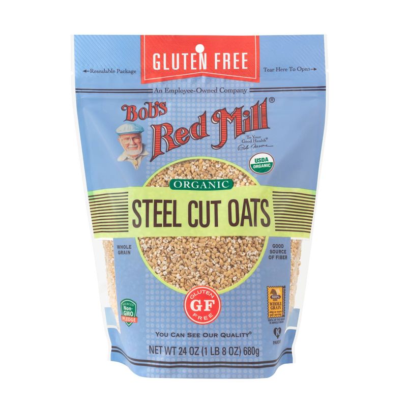 Bob'S Red Mill Gluten Free Steel Cut Oats Organic  - 24Oz