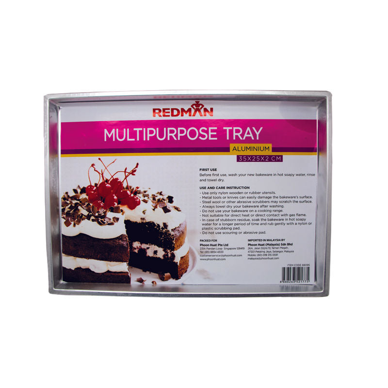 Redman Multipurpose Tray 35X25X2Cm - 1 Pc