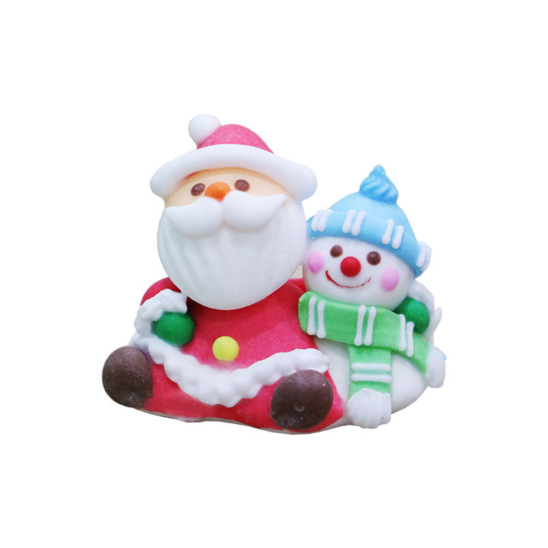 Redman Icing Santa W/Snowman 53X35X50Mm Xm150  - 1 Pc