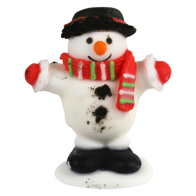 Redman Icing Snowman W/Blk Hat 42X25X50Mm  - m148