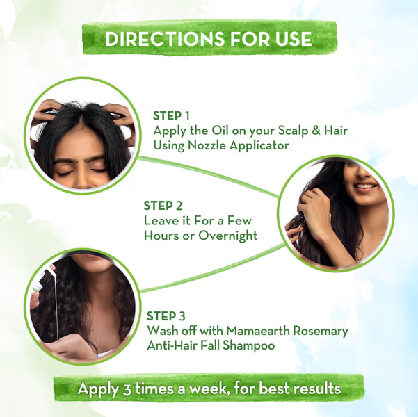 Mamaearth Rosemary Hair Growth Oil (Certified ORGANIC) - 100 ml