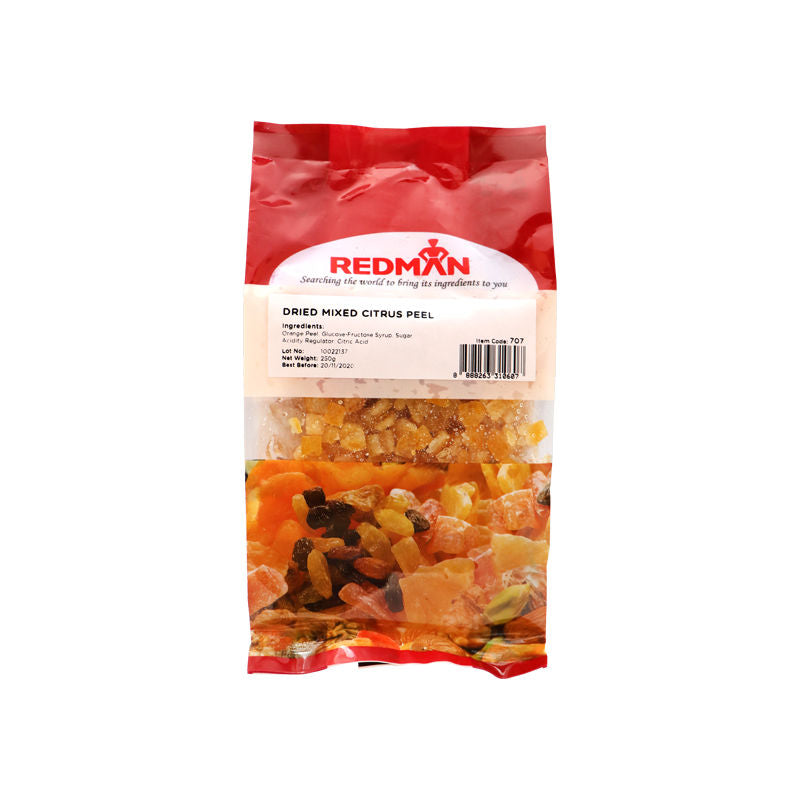 Redman Dried Orange Peel Cube 6X6Mm - 250 G