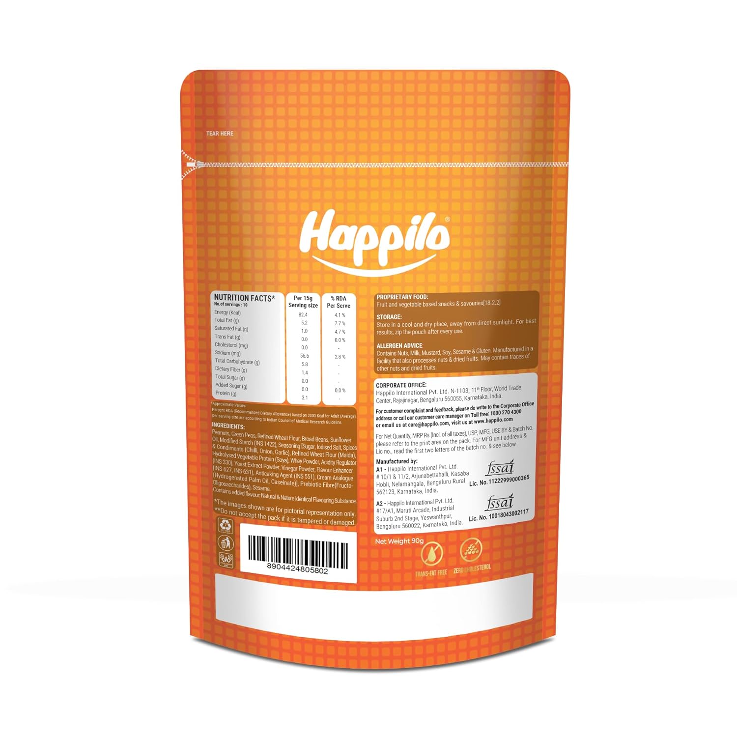 Happilo Premium International Party Snack - 90 g