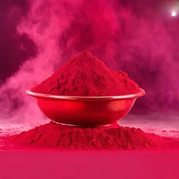 Festive Holi Color 100% Pure Organic Red Gulal – 100 g