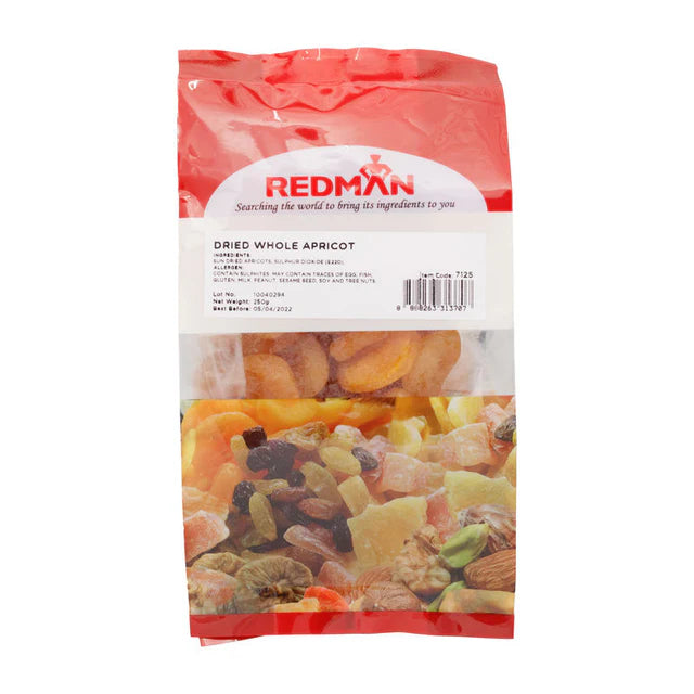 RedMan Dried Whole Apricot - 250 g