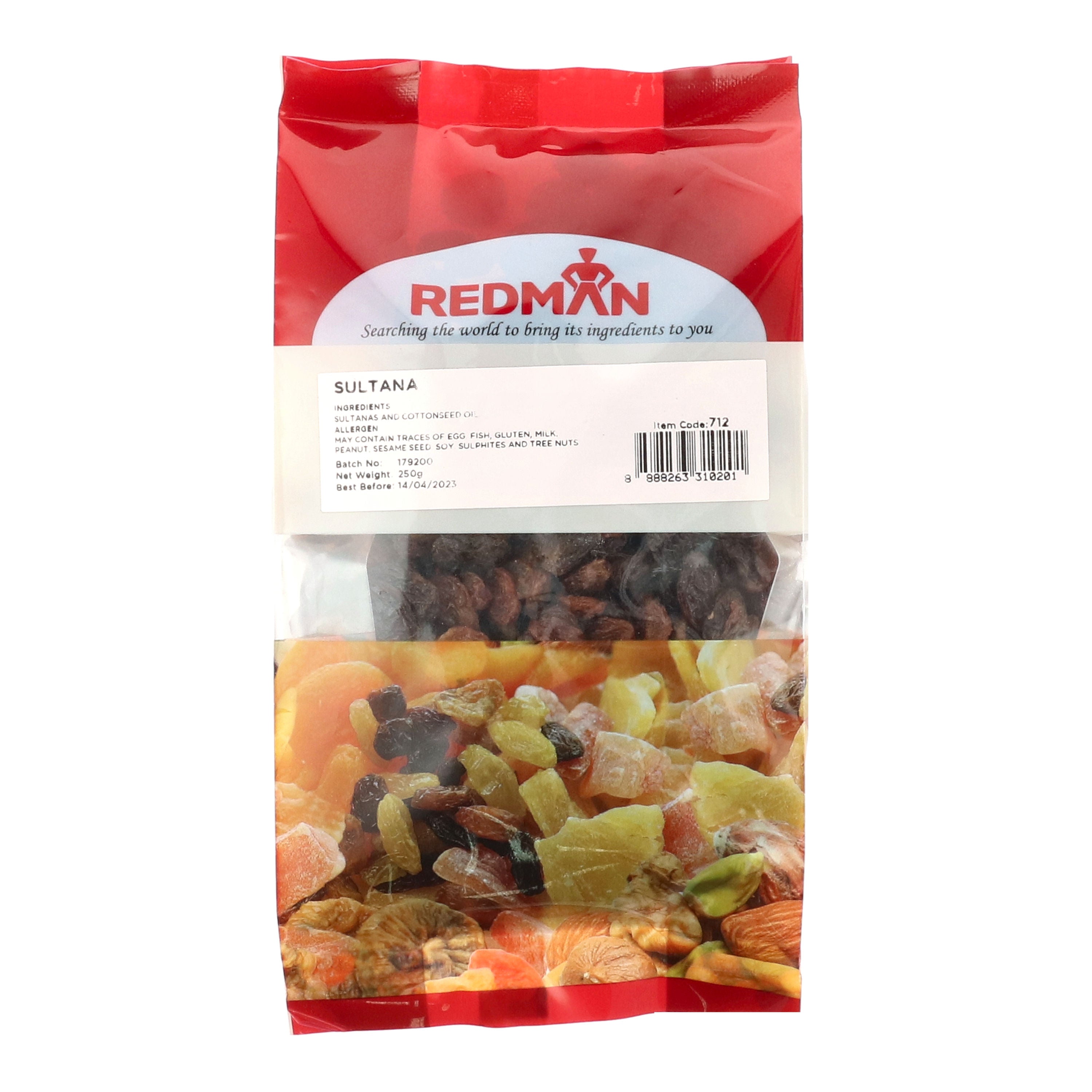 Redman Dried Sultanas - 250 G