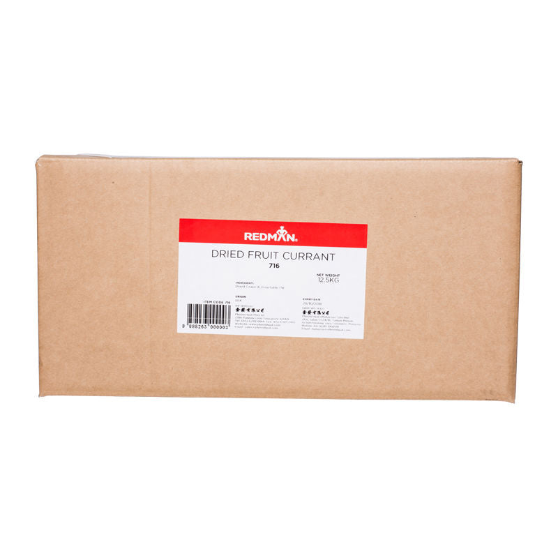 Redman Dried Currants/Redman - 12.5 Kg