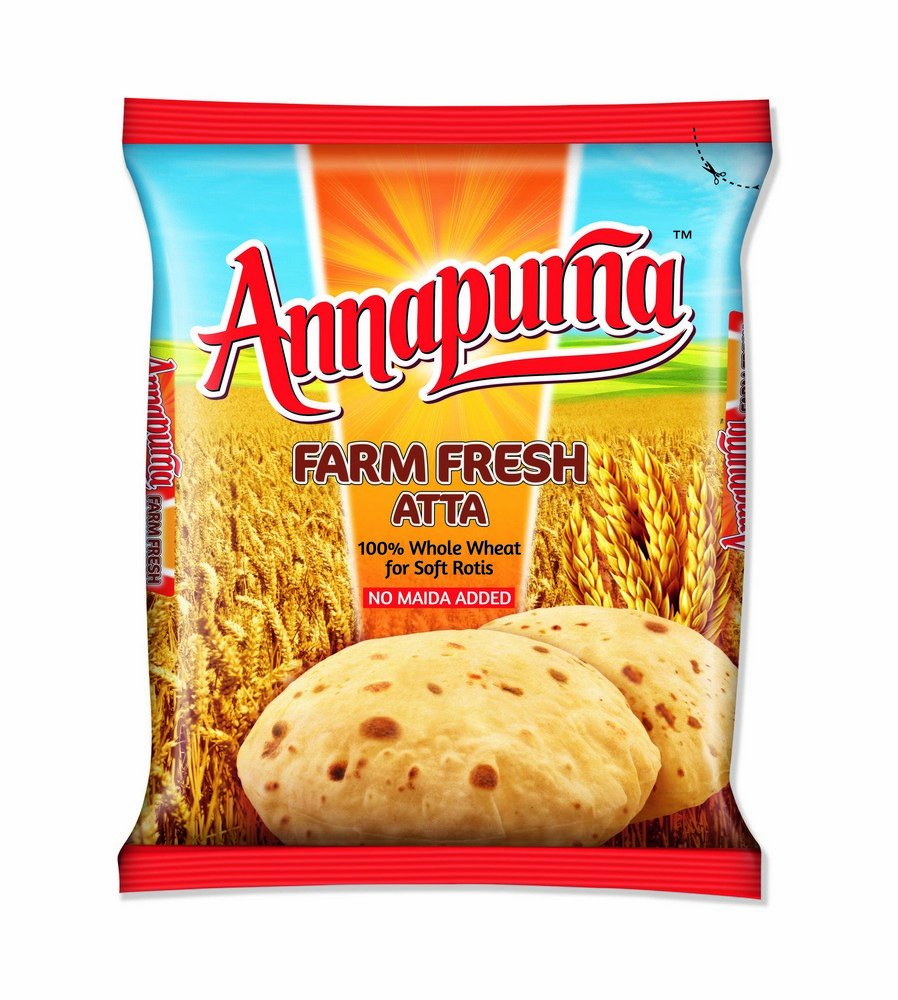 Annapurna Chakki Whole Wheat Atta Flour - 2 Kg