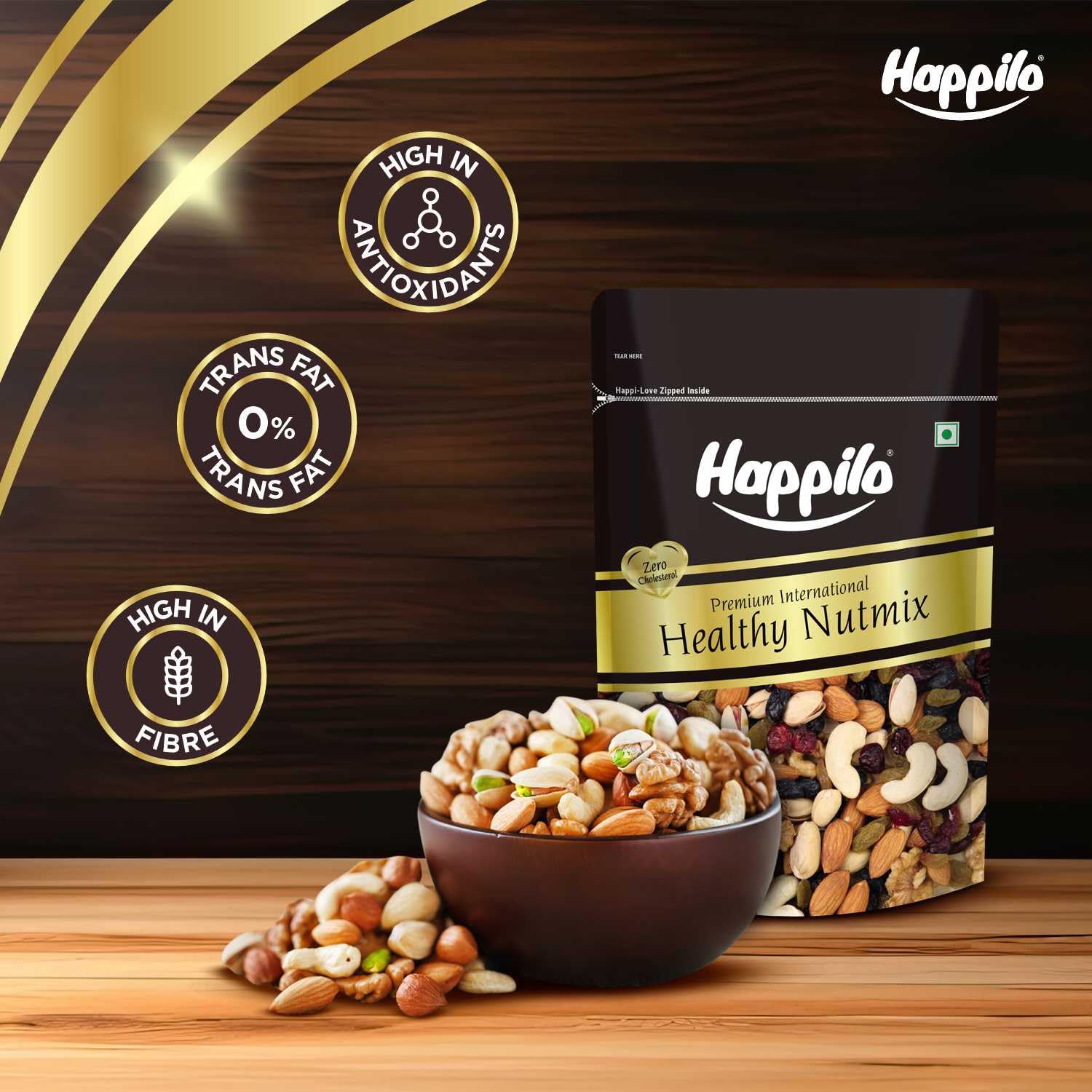Happilo Premium International Healthy Nutmix - 200 g