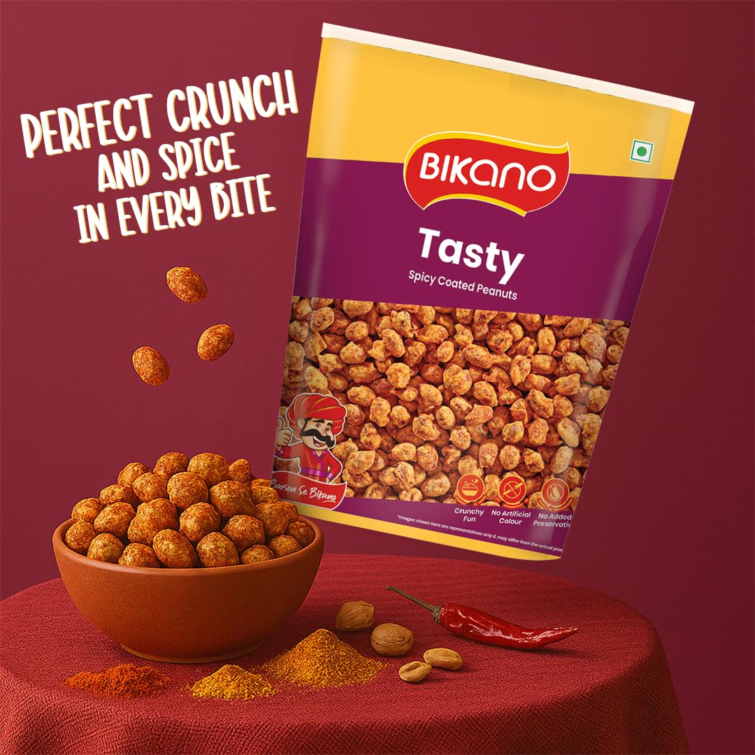 Bikano Tasty Spicy Crunchy & Roasted Snack - 180 g