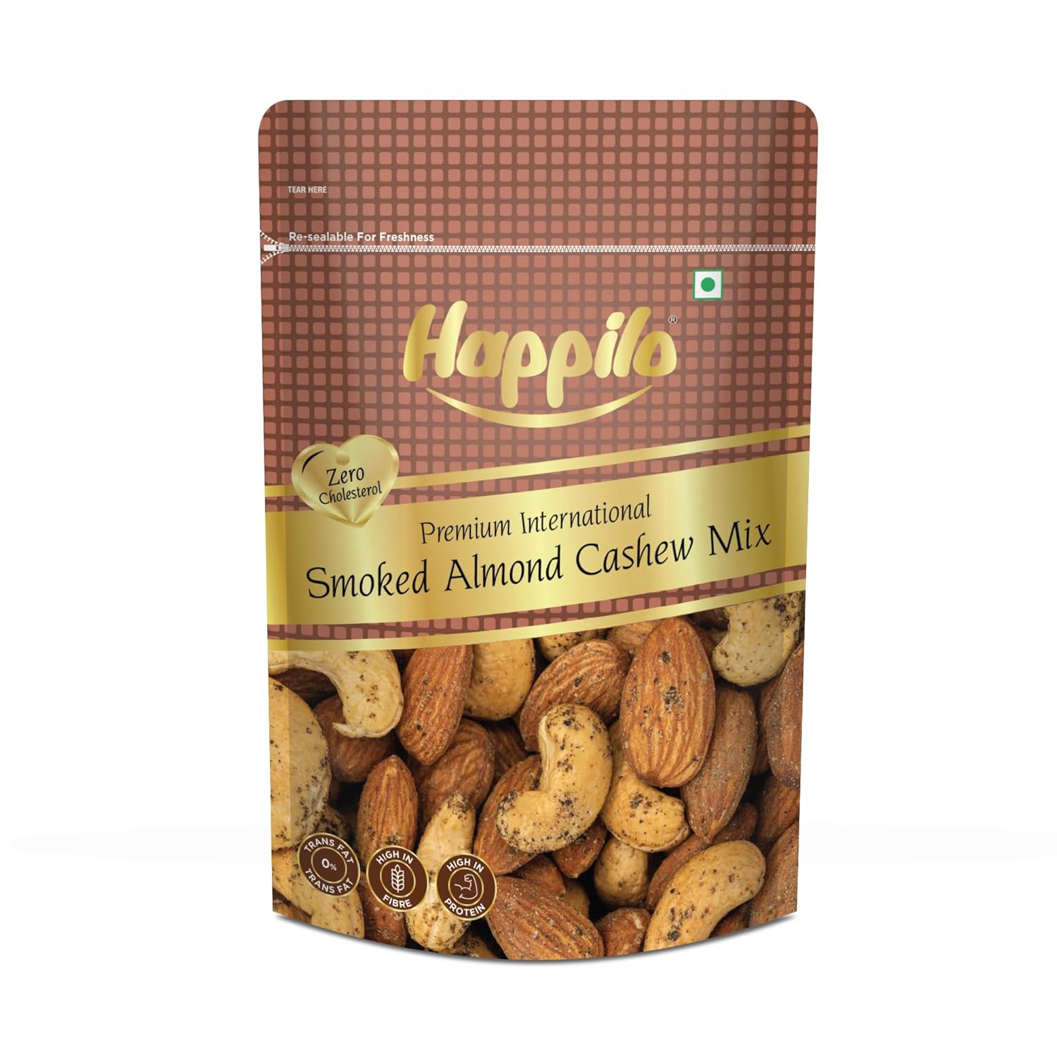 Happilo Premium International Smoked Almond Cashew Mix - 45 g