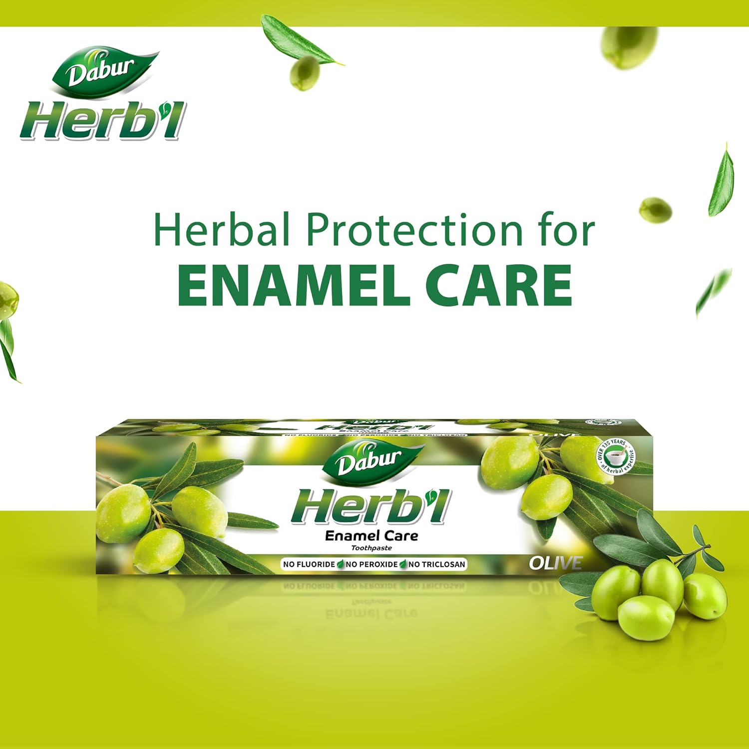 Dabur Herb'l Olive Enamel Care Toothpaste - 150 g