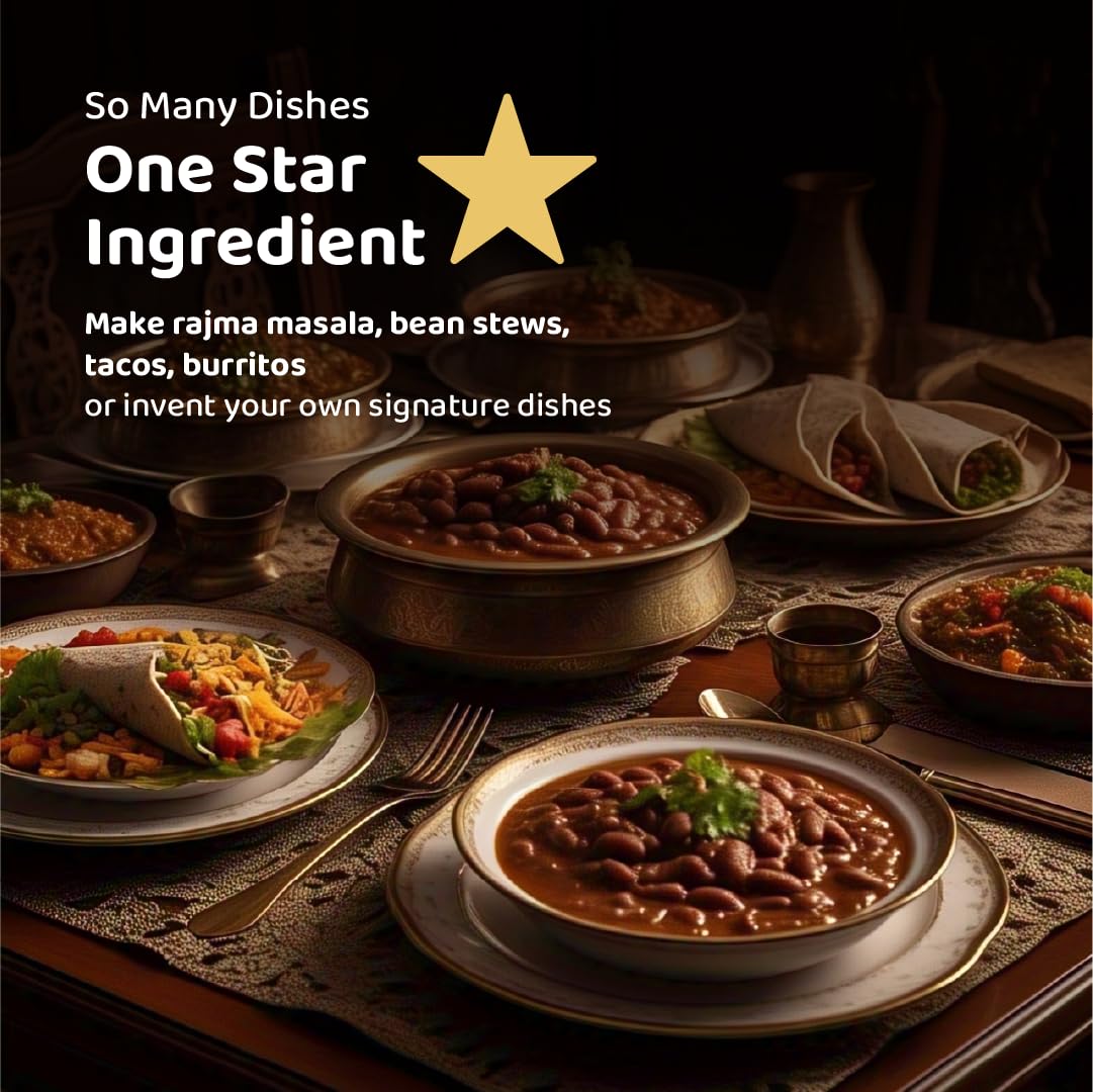 DeHaat Honest Farms Pesticide Free Unpolished Rajma (Kashmiri) - 500 g