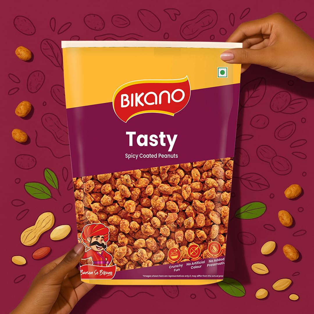 Bikano Tasty Spicy Crunchy & Roasted Snack - 180 g