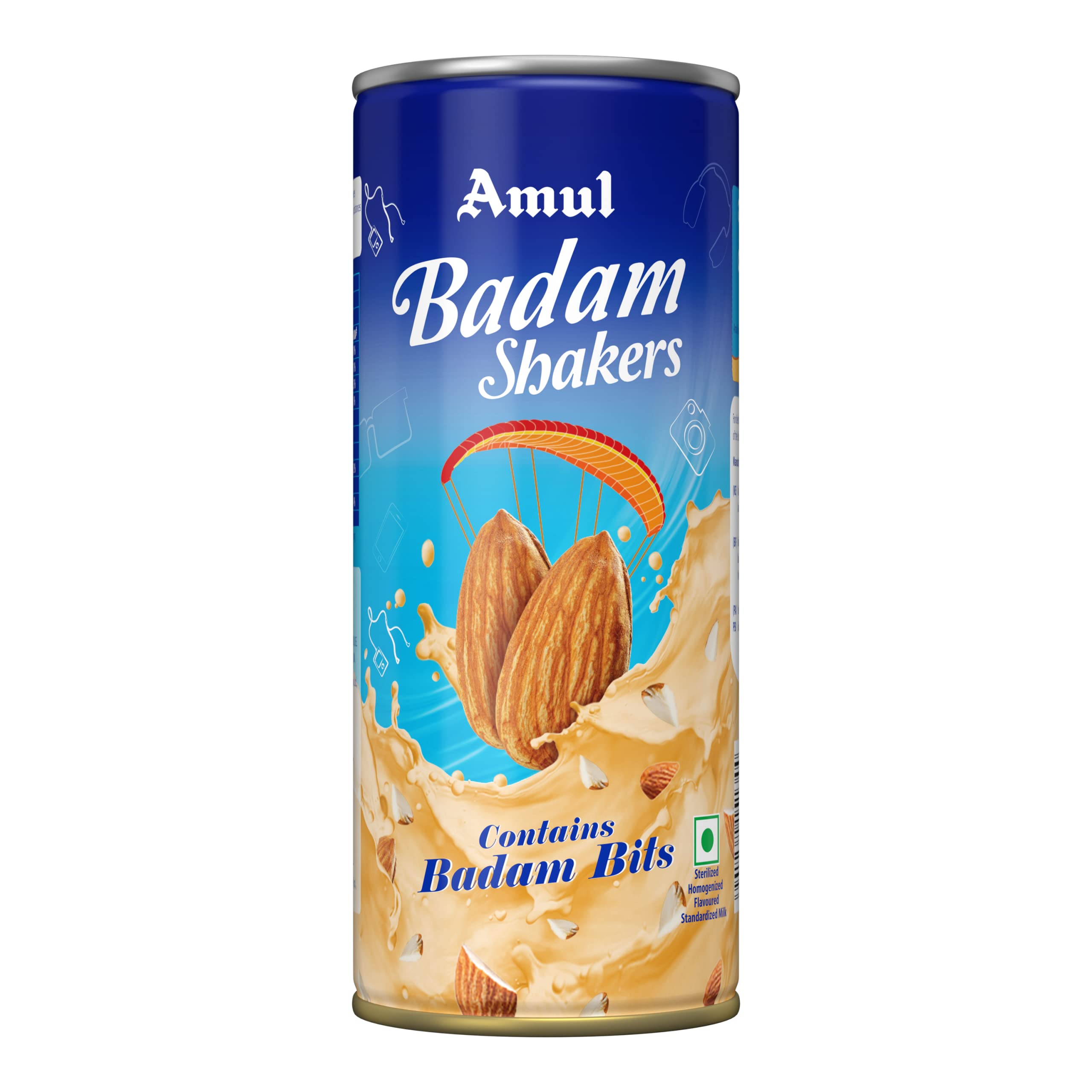AMUL Kool Badam Shaker Can - 200 ml