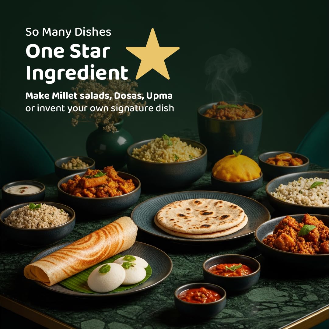 DeHaat Honest Farms Pesticide Free Kodo Milltet (Varagu/Arika) - 500 g