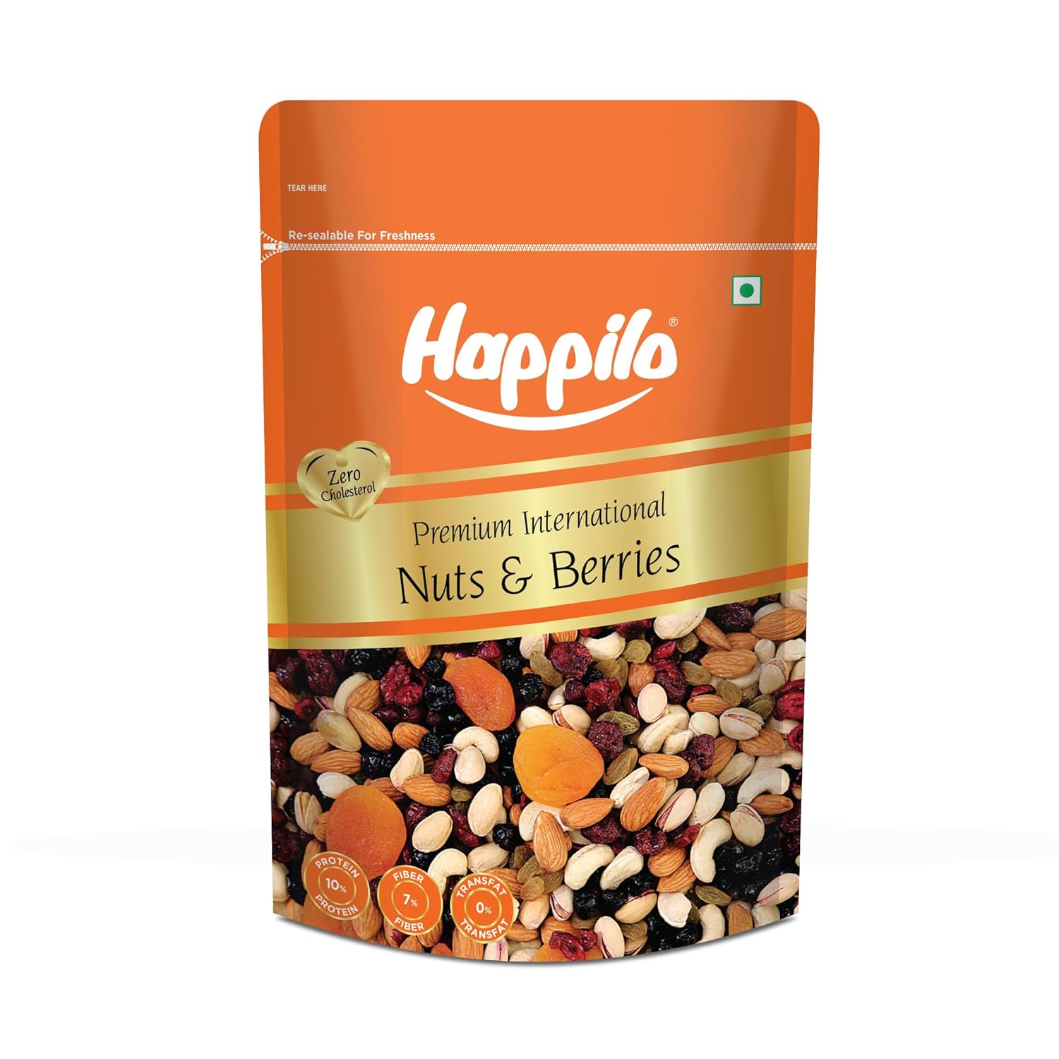 Happilo Premium International Dried Nuts and Berries - 200 g