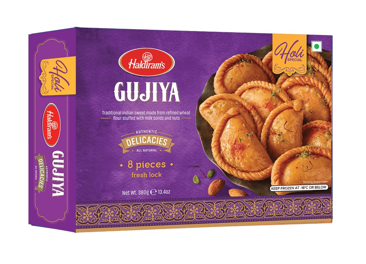 Haldiram's Kesar Gujiya Desi Ghee - 380 G