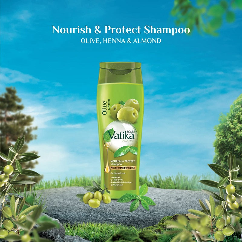 Dabur Vatika Naturals Nourish & Protect Shampoo - 400 ml