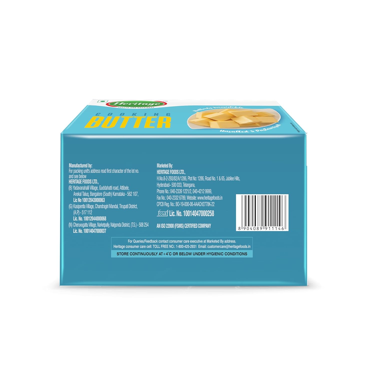Heritage Premium Butter UnSalted - 500 g