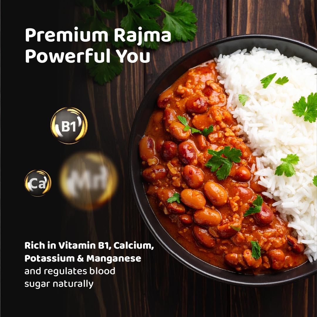 DeHaat Honest Farms Pesticide Free Unpolished Rajma (Chitra) - 500 g