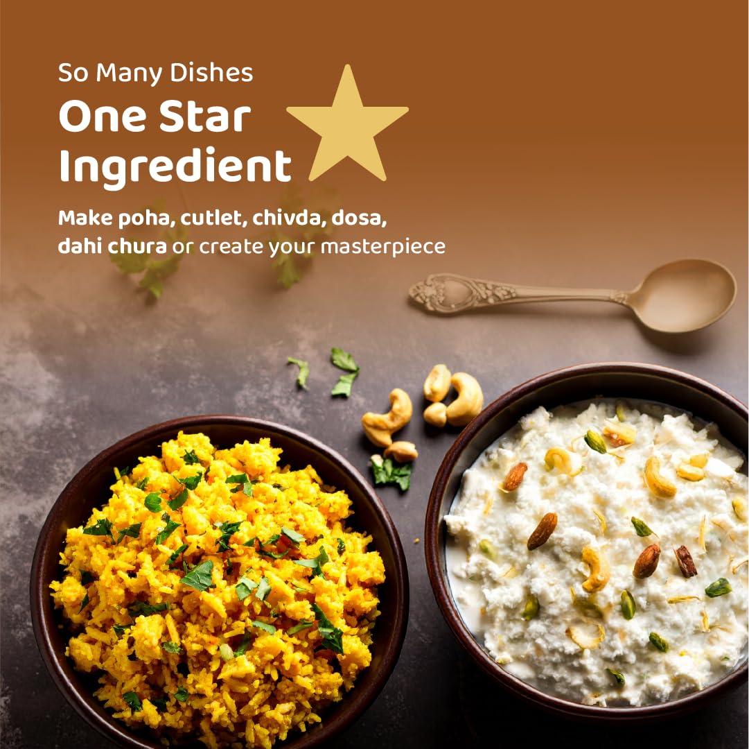 DeHaat Honest Farms Pesticide Free Poha - 500 g