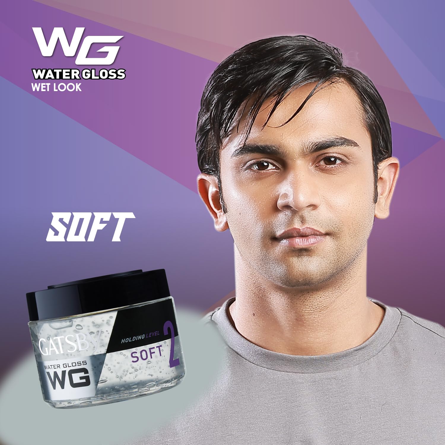 Gatsby Water Gloss Super Soft Wet Hair Gel - 300 g