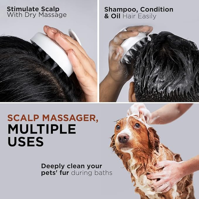 Pee Safe Scalp Massager Brush - 1N