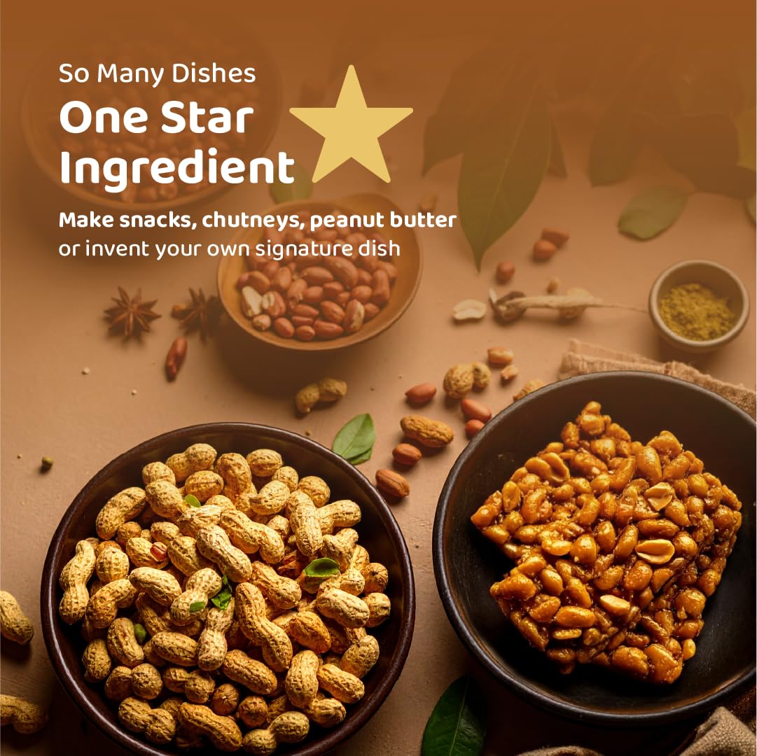 DeHaat Honest Farms Pesticide Free Raw Peanuts - 500 g