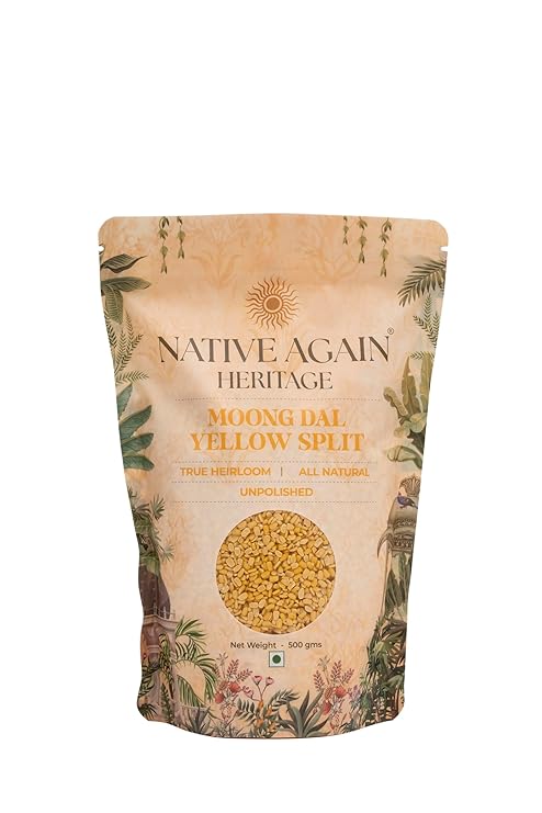 Native Again Yellow Moong Dal Split - 500 g