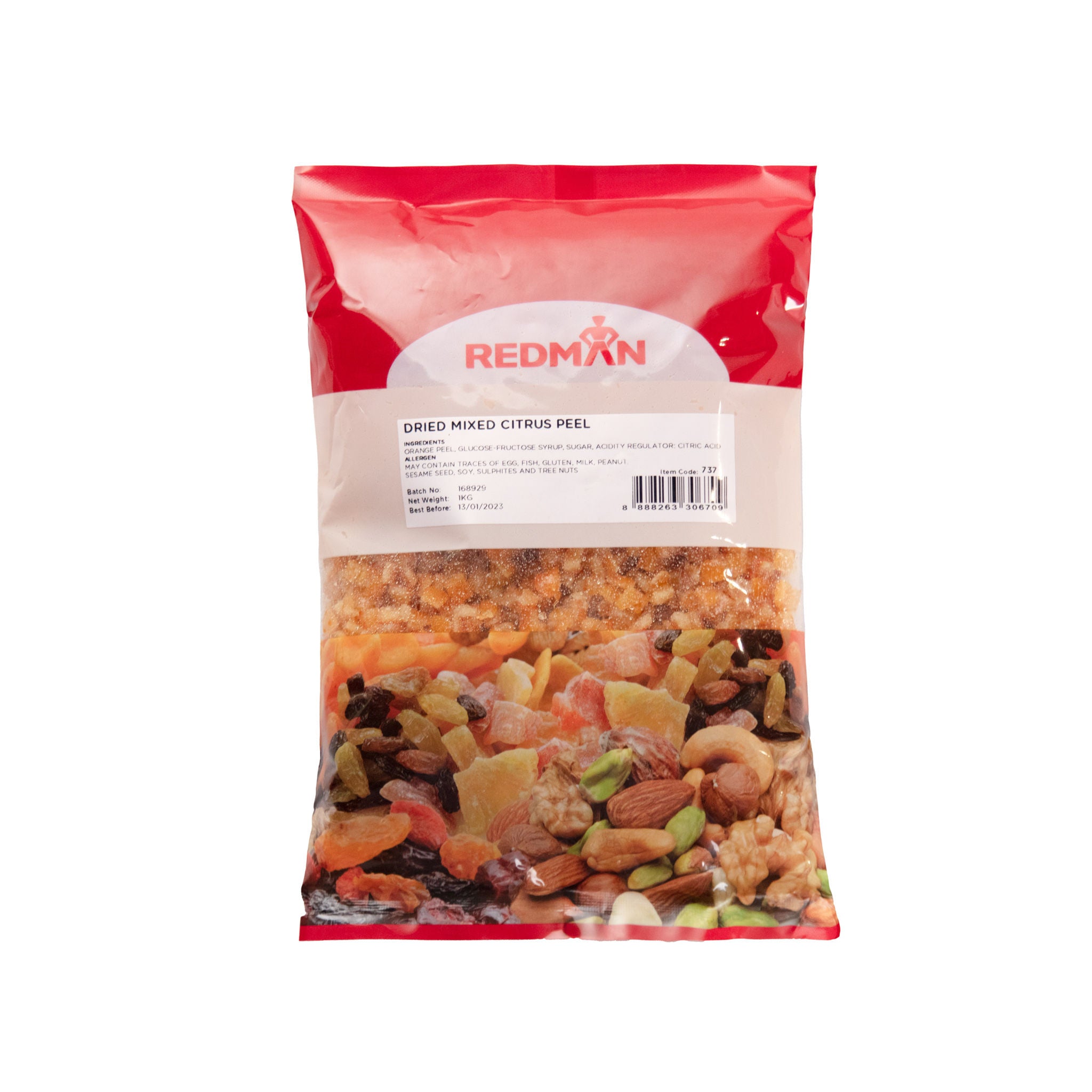 Redman Dried Orange Peel Cube 6X6Mm - 1 Kg